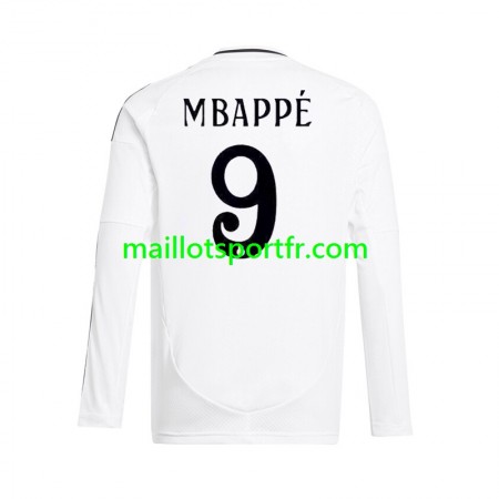 Maillot de Foot Real Madrid Kylian Mbappé 9 Domicile 2024/25 ML